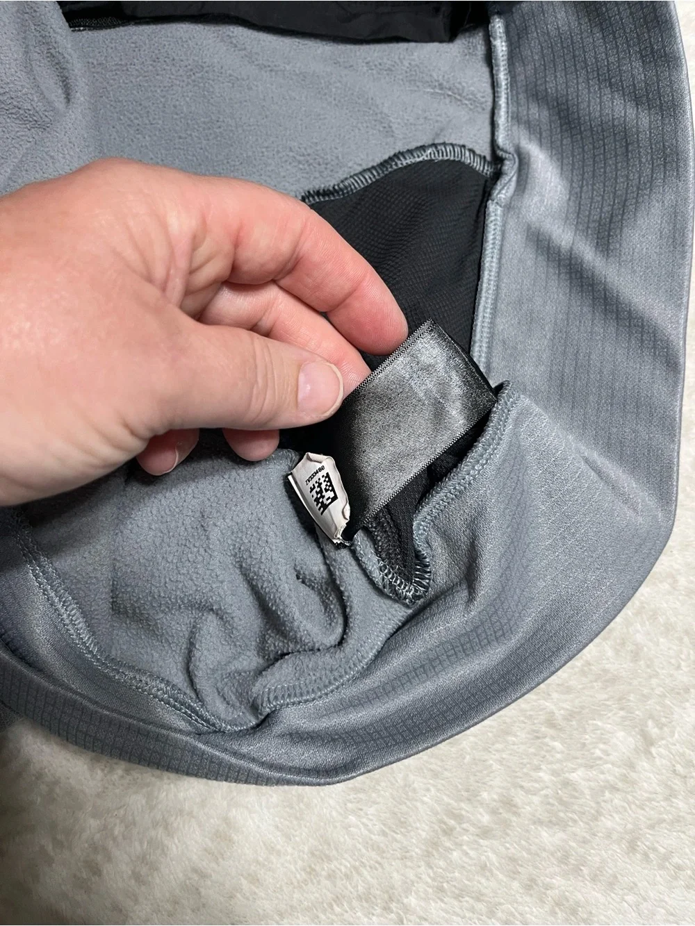 The North Face Men's Black & Gray Hooded Jacket XL